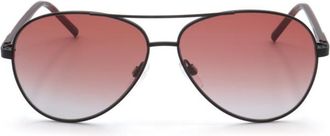 DKNY Ladies Red Aviator Sunglasses DK304S