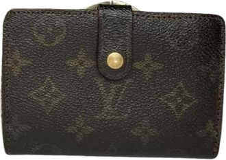 Louis Vuitton Pre-owned leren portemonnee - Dames - Vintage Accessoires - Bruin - ONE Size - Leer - Vintage