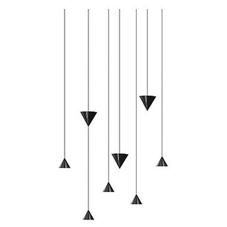 Karman Suspension lamp composition FILOMENA large, matt black