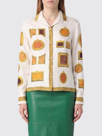 Versace Camicia in seta a grafica