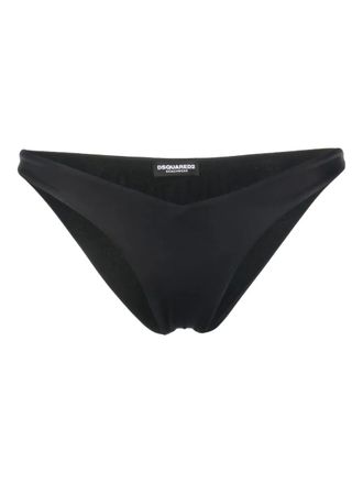 Dsquared2 Slip bikini con logo - Nero