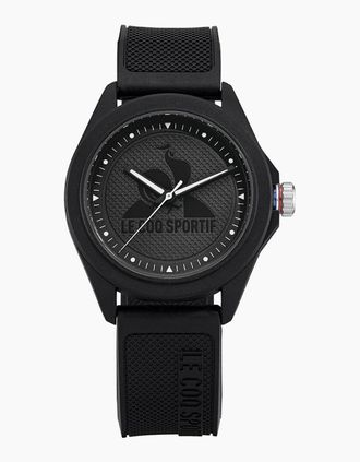 Le Coq Sportif Mens Monochrome Black Plastic Strap Watch - Size: ONE size