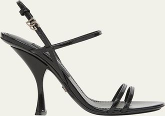 Dolce & Gabbana Patent Leather Double-Strap Sandals