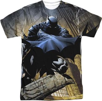 Gildan Batman In Shadow Short Sleeve Adult Poly Crew Tee / T-Shirt