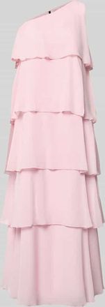 Vero Moda Ausgestelltes Maxikleid mit R&uuml;schendetail Modell FELICIA in Rosa, Gr&ouml;&szlig;e XL