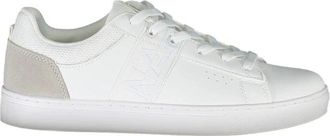 Napapijri Witte Leren Dames Sneaker - Dames - Sneakers - Wit - 39 EU - Leer - Schoenen