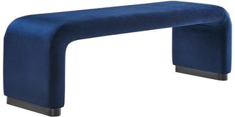 ModWay Koda Performance Velvet Waterfall Long Bench