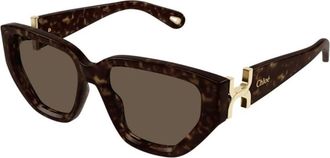 Chlo&eacute; Authentieke bril met eersteklas service - unisex - Zonnebrillen - Bruin - 55 MM - Accessoires