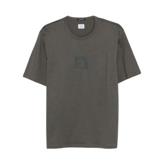 C.P. Company T-Shirts, male, Gray, Size: XL Metropolis T-shirt