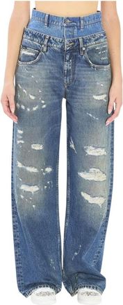 Dolce & Gabbana Dames, Jeans, Blauw, Maat: XS Katoen