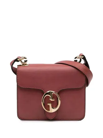 Gucci 2016-present Small Leather 1973 crossbody bag - Red