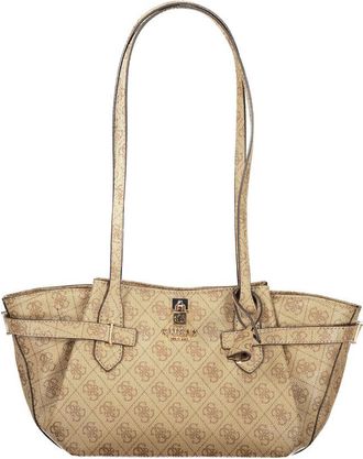 Guess Beige Polyurethane Women Womens Handbag