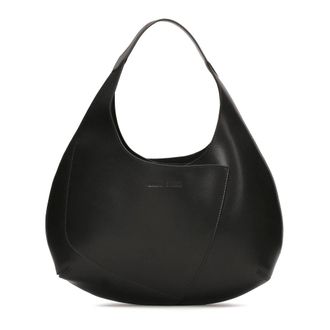 Kazar Tassen, Dames, Zwart, ONE Size, Leer, Grote leren schoudertas