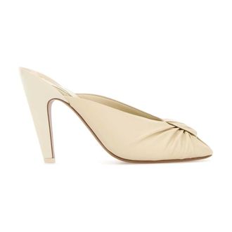 Chlo&eacute; Suzie Heeled Mule - female - Chlo&eacute; - Heeled Mules - White - 5 UK - Shoes