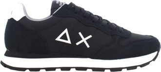 Sun 68 Stevige Heren Sneakers Zwart Su&egrave;de - Heren - Sneakers - Zwart - 41 EU - Su&egrave;de - Schoenen