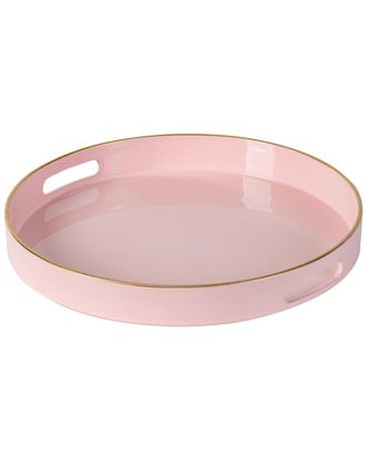 A&B Home Round 13In Decorative Tray
