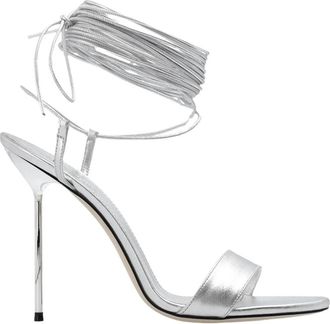 PARIS TEXAS Guya Sandalen met Hak - Dames - Sandalen met hakken - Grijs - 36 EU - Leer - Schoenen