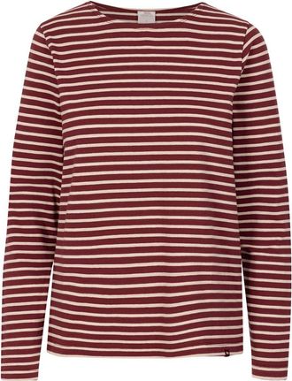 Trespass Karen Yarn Dyed Stripe Shirt in Dark Cherry at Nordstrom, Size Xxx-Large