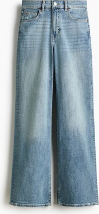 H&M Wide High Waist Jeans - Blue
