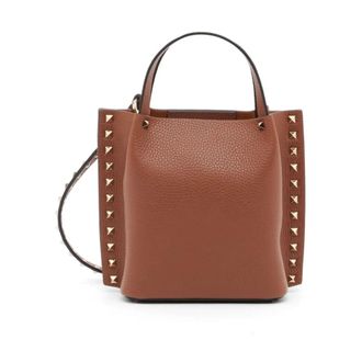 Valentino Garavani Dames, Tassen, Bruin, Maat: ONE Size Leer
