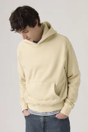 Levi's Sudadera con capucha Authentic - Hombre - 2XL - Gris / Fog Garment Dye Fog