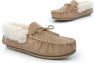 Generic Ladies Suede Slippers Ladies Wool Mix Slippers Size 5 Womens Outdoor Sole Slipper Size 8 Slip On Slipper Womens Moccasins Moccasin Moccasins Outdoor W