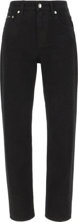 Dolce & Gabbana Straight Jeans, female, Black, Size: XS Classic Denim Jeans for Everyday Wear