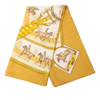 Hermès Pre-owned Scarves, female, Multicolor, Size: ONE SIZE Pre-owned Silk Scarf