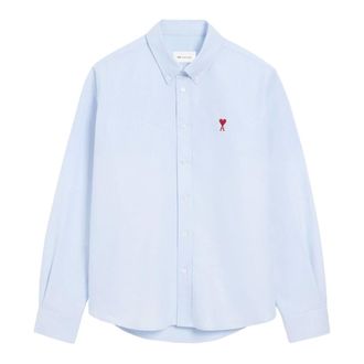 Ami Hombre, Camisas, Azul, Talla: 2XS