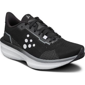 Craft Endurance 2 Running Shoe in Black/Contrast White at Nordstrom, Size 9.5