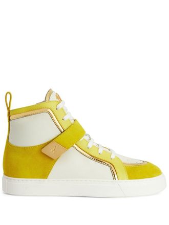 Giuseppe Zanotti Zenas high-top sneakers - Yellow