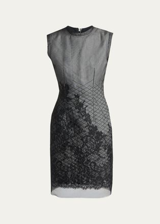 Alexander McQueen Quilted Lace Dress