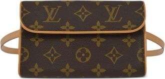 Louis Vuitton 2002 Pochette Florentine belt bag - women - Canvas - One Size - Brown