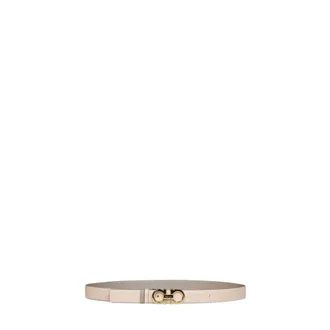 Ferragamo Belts, female, Pink, Size: 85 CM Reversible and adjustable Gancini Belt