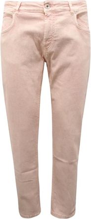 Eleventy Heren, Jeans, Roze, Maat: W32