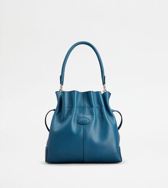 Tod's Tods Di Bag Bucket Bag in Leather Small with Drawstring