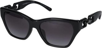 Emporio Armani Zonnebril - Dames - Zonnebrillen - Zwart - 55 MM - Accessoires