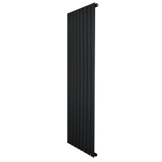 MonsterShop Flat Single Column Radiator - 1600 x 560mm - Black
