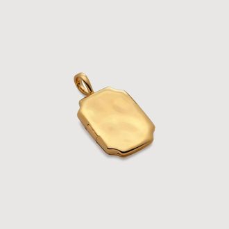 Monica Vinader Gold Signature Locket