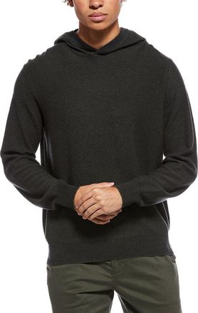 Vince Geo Jacquard Wool & Cashmere-Blend Hoodie