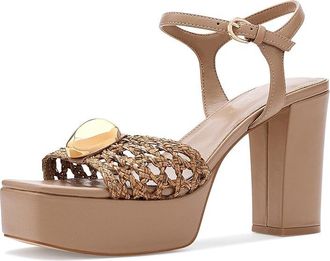 Marc Fisher Cabell Womens Dress Sandals Medium Natural : 9.5 M, Synthetic