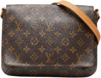 Louis Vuitton Pre-owned Cross Body Bags, female, Brown, Size: ONE SIZE Pre-owned Musette Tango Monogram Shoulder Bag