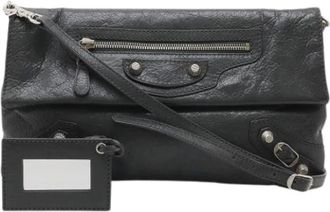 Balenciaga Pre-owned Envelope Crossbody Bag - Dames - Vintage Schoudertas - Grijs - ONE Size - Vintage
