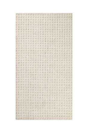 Wecon Home Alfombra de sal&oacute;n tufting a mano natural y beige 70x140