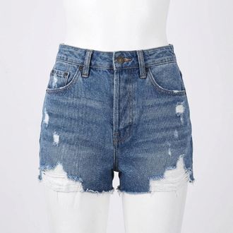 Z Supply Womens Classic Hi Rise Denim Short In Vintage Indigo