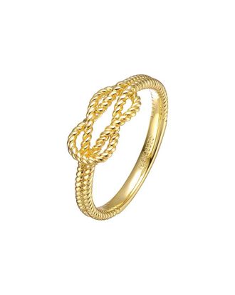 Rachel Glauber 14K Plated Love Ring