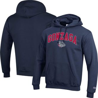 Champion Mens Champion Navy Gonzaga Bulldogs Arched Logo Fleece Pullover Hoodie at Nordstrom, Size Medium