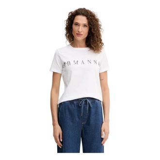 Ermanno Scervino Dames, Tops, Wit, Maat: XS Katoen