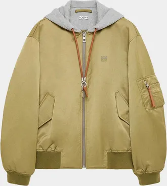 Loewe Hooded Bomber Jacket