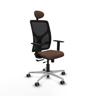 Piqueras y Crespo Silla Piqueras Y Crespo Motilla Negro Soporte Lumbar Ajustable